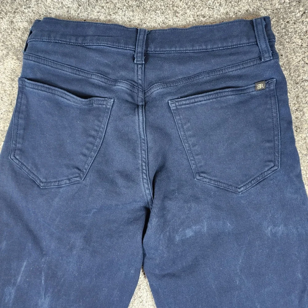 Banana Republic Pants Mens 30x32 Navy Blue Slim Stretch Chino EUC MSRP 140